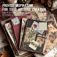 450 PCS Vintage Scrapbook Supplies Kit for Crafting & Journaling