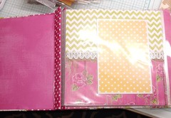 Pre made Paper Studio 8×8 scrapbook plus embellishments