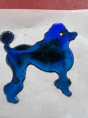 Rare Vintage 80s Mystik Oilies Oilie Oily Poodle Dog Touch Sticker 1980s Rare