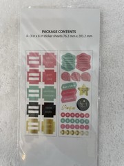 Pen+Gear Paper Lot Of 3 Pack 4-3″x8 Assorted Stickers Sheets #2