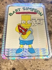 (6) Vintage 80’s/90’s Simpsons Prism Vending Machine Stickers The Simpsons