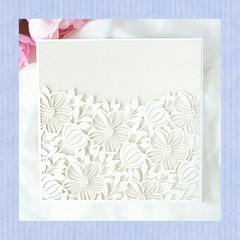Metal Die Cuts Flower Hollow Out Greetings Card Backgrounds for Making Stamps Cu