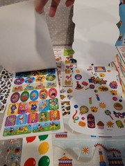 Vintage Sandylion Mrs. Grossman’s Circus Birthday Party Sticker Sheet Book Lot