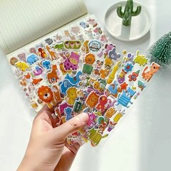 3D Puffy Stickers for Kids Toddlers, Bulk Stickers Sheet for Scrapbooking Reward