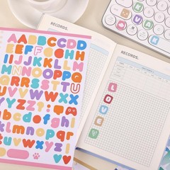 1700+ Colorful Alphabet & Number Stickers for Creative DIY Projects