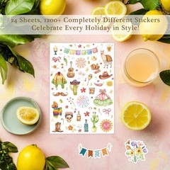 slapaflife Planner Stickers, 24 Page, 1000+