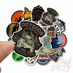 50Pcs Outdoor Camping Serie1 Stickers Travel Adventure Nature Decals Waterproof
