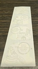 Vintage 1988 Mrs Grossmans Birthday Cake Stickers