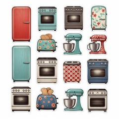 Sets Of Cooking Kitchen Embellishments Junk Journal Scrapbook Choose A SET