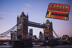 London Weatherproof Vinyl Travel Sticker – Gift or Souvenir