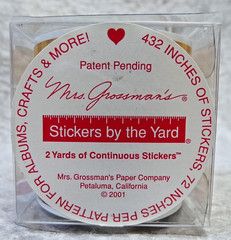 MRS. GROSSMAN’S BORDER EDGE TRIM STICKERS BY THE YARD 2″ X 61″ LONG IN PACKAGE