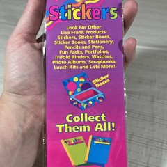 Vintage Lisa Frank Sticker Strip Painter Panda 90s New Sealed
