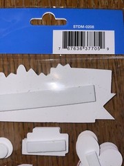 RARE 3D Paper House My 1st Birthday Big & Little Girl 1 Year Old Baby Stickers