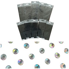 10 Jolee’s Boutique All That Bling Adhesive Sparkly Clear Iridescent Rhinestone