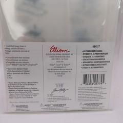 Sizzix Tim Holtz Alphanumeric Label Thinlits Die Set 664177 – 140 Pieces NEW
