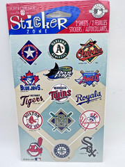American Greetings Baseball Stickers MLB 2 Sheets American League Vintage 1997
