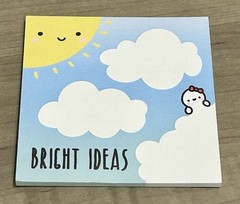 New OMWL “Bright Ideas” Munchkin Sticky Notes Notepad Once More With Love