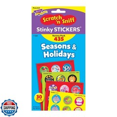 Trend Enterprises: Seasons and Holidays, Scented Scratch ‘N Sniff Stinky Stic