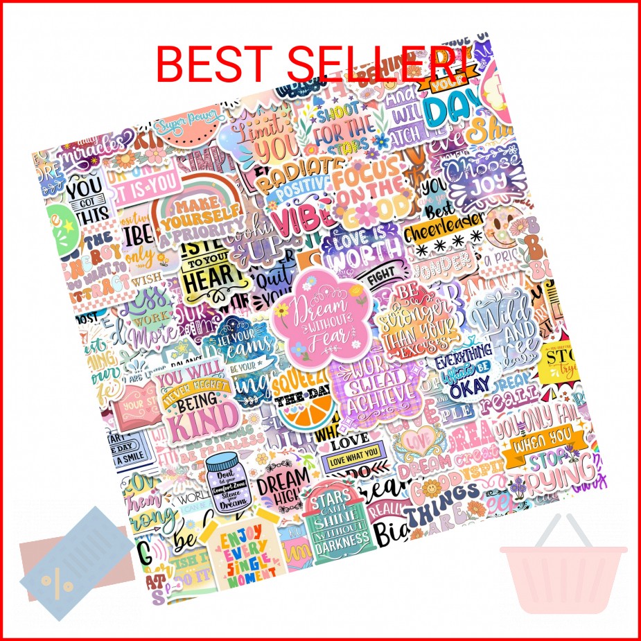 300 PCS Inspirational Stickers for Adults, Teens, Teachers, Motivational Sticker