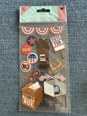 Scrapbooking Sticker & Die Cut Lot – Seasonal Themes – Mixed Brands – New