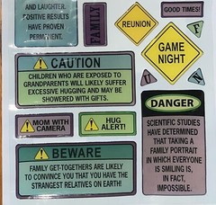 Creative Imaginations Art~ Family Time Game Nights Quality Time Reunion Together