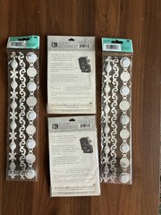 K & Company Travel 3-D Stickers Par Avion Jolee’s Borders Lot of 4 Retired NOS