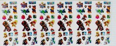 555 STICKERS ⭐️🌈🦄💗😊 Glitter Pop Up Glossy Puffy Theme Bright Vibrant Colors