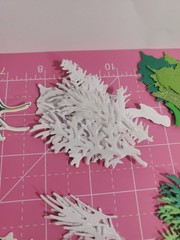 Foliage Leaf Holiday Die Cut and Paper Punch Embellishments Mixed Lot 200+ Pcs