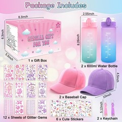 Gifts for Girls 4 5 6 7 8 9 10 Year Old, Decorate Your Own Water Bottle and B…