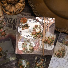 Gothic Castle PET Stickers Junk Journals Album Card Collage DIY Scrapbooking Art