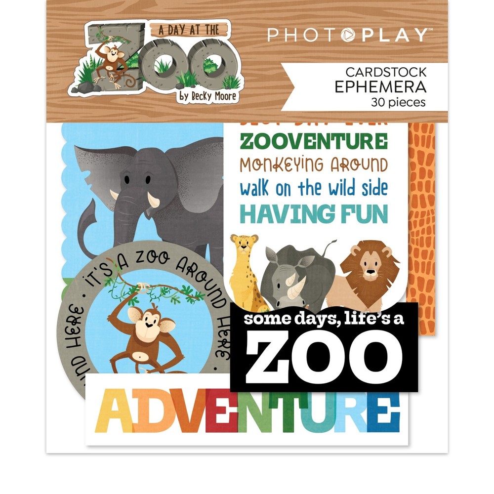 PP DieCuts A Day at the Zoo Animals Zooventure Wild Thing Best Day Monkeying