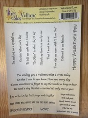 Valentines Love Words & Phrases Vellum Sticker Sheet Scrapbook Craft Stickers