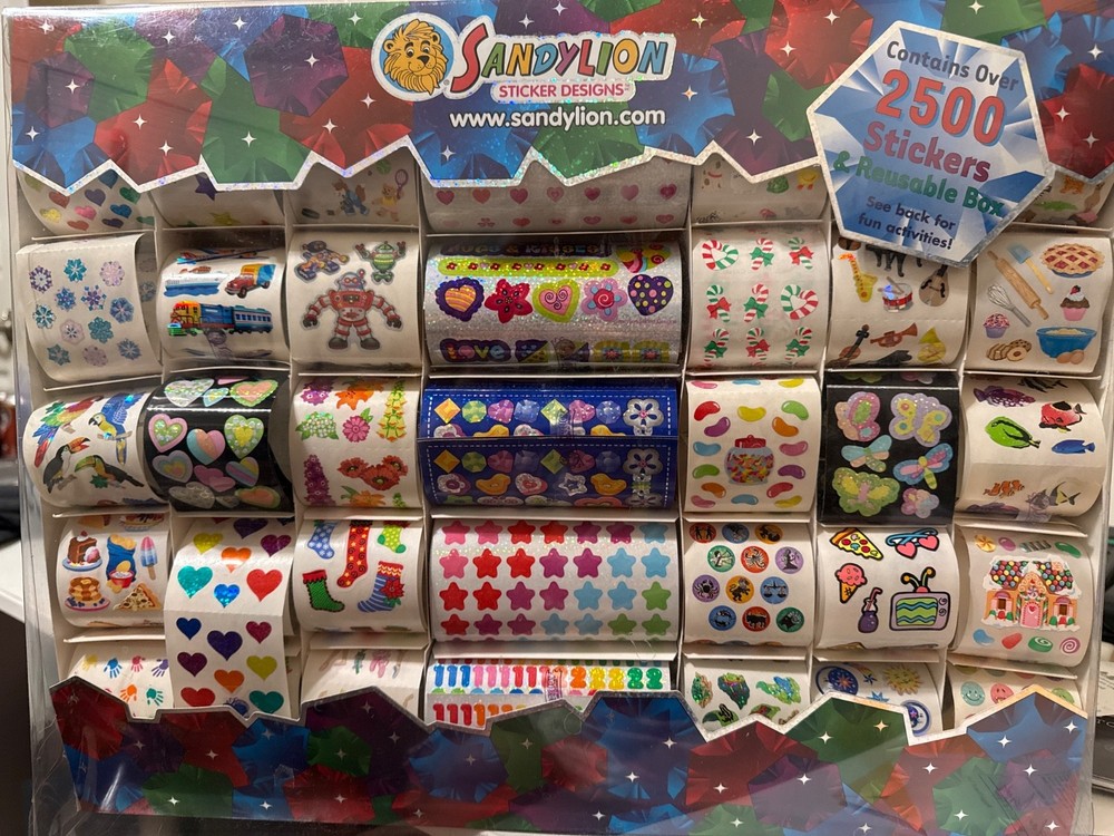 SandyLion Vintage stickers 2500 box set Excellent Condition