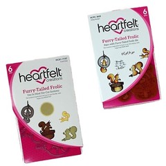 Bundle Heartfelt Creations Dies + Stamps Furry-Tailed Frolic Squirrel Acorn Fun