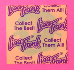 Vintage Lisa Frank Dancing Shoes Checked Floor Sticker