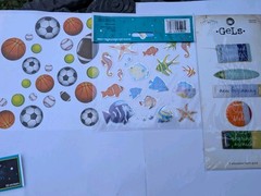Sticker Lot Arts And Crafts Fish Beach Sports Flowers Hawaii Butterflies