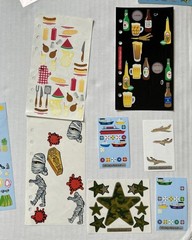 Partial Sticker Sheets & Mods Mrs Grossman, Stickomotomus, Sandylion, Meyer