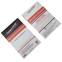 100pcs Total Transfer Tamper Evident Security Stickers, Red, 1×3.35″, Serial …