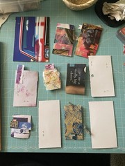 Unique Handmade Ephemera, Scrapbook,Junk Journal,tag,embellishment Mixed Media