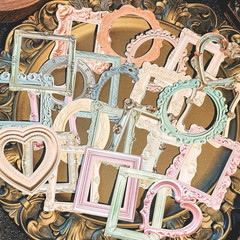 100 Pcs Vintage Frame Decorative Stickers – Scrapbooking Supplies for Planners,