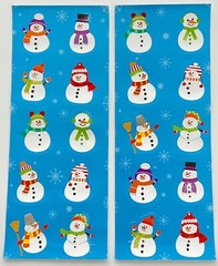 ❄️ ☃️ Cute SNOWMAN STICKERS Snow Winter Holiday Snowflake Christmas Frosty Hat