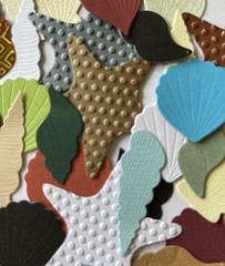 SMALL SEASHELL Die-Cuts(7pc) Seahorse•Shells•Ocean•Starfish •Sand Dollar•Sand