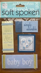 Lot of 3 Packs Baby Boy Scrapbook Stickers Embellishments Assorted Brands Types