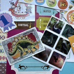 Vintage 80s 90s Y2K Sticker Partials & Singles Various Brands Years Sanrio Lot