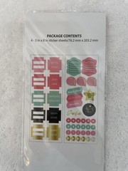 Pen+Gear Paper Lot Of 3 Pack 4-3″x8 Assorted Stickers Sheets #2