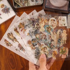 Scrapbooking Set 125pcs/boxed Diy Diary Album Stickers Material Paper Stationery