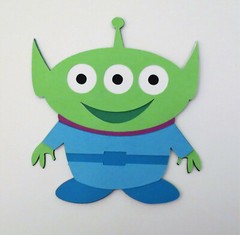 Toy Story Jessie Woody Buzz Slinky Alien Bullseye Rex ONE Scrapbook DieCut Paper