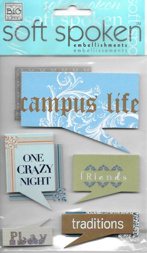 MAMBI Soft Spoken Campus Life Embellishments School College Friend