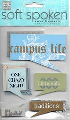 MAMBI Soft Spoken Campus Life Embellishments School College Friend