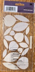 Sticko Vellum Brown Orange Leaves🍁Changing Seasons Leafs Forest Trees Stickers